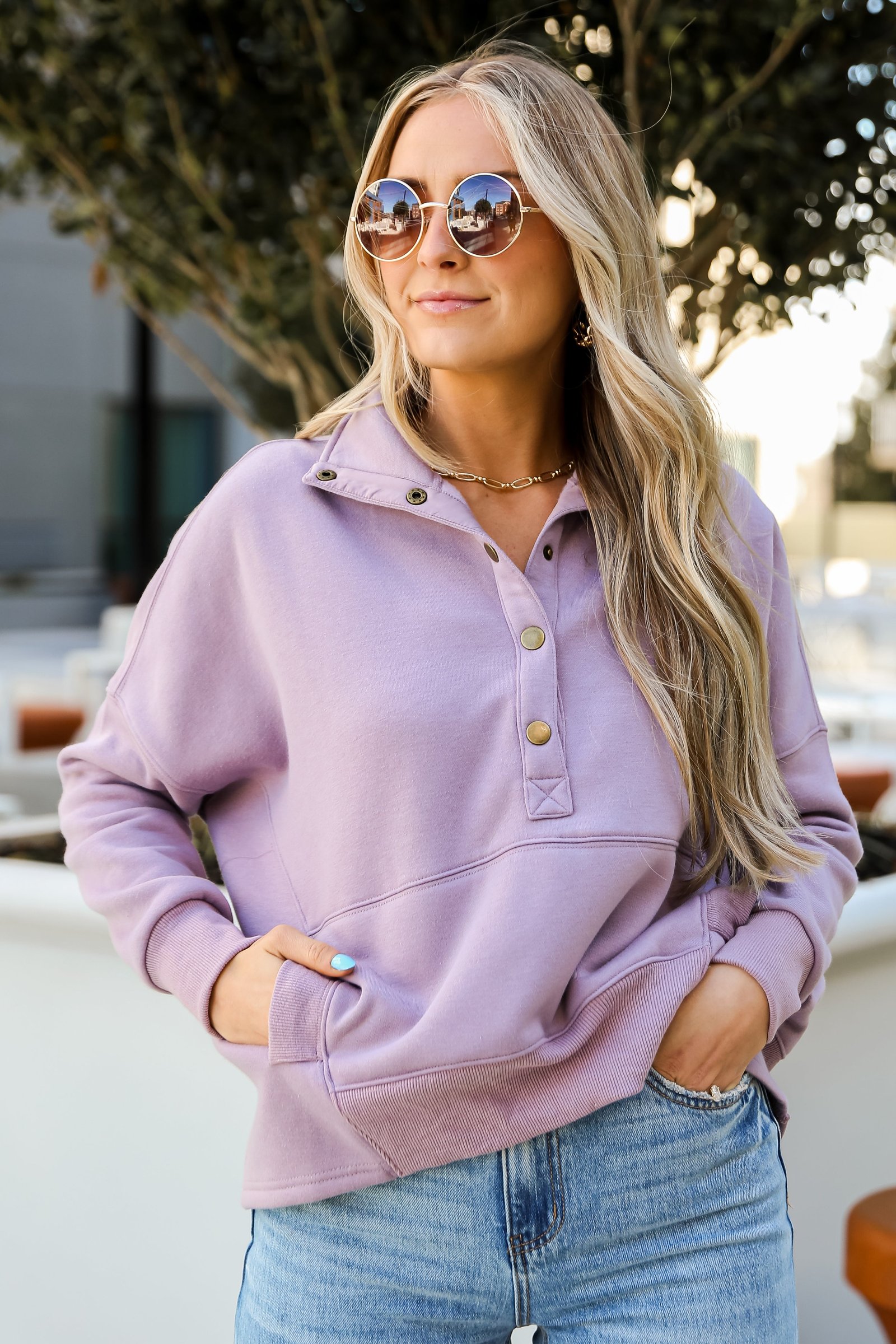 Lexi Oversized Fleece Pullover MG2